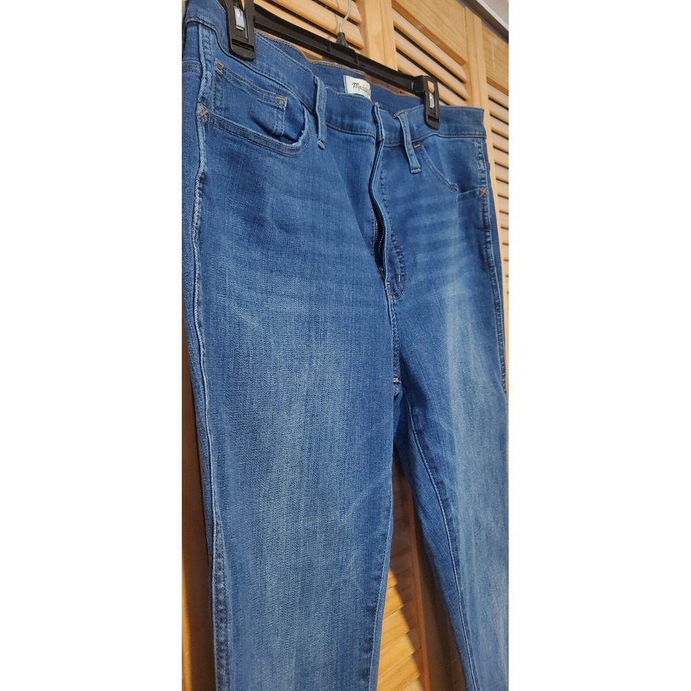 Madewell Kick Out Jeans Women's 32 Denim High Rise 10" Skinny Pant - Picture 3 of 10